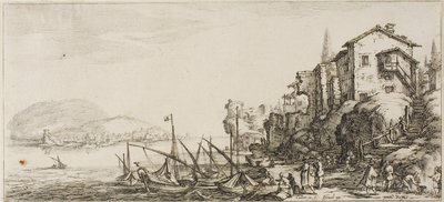 Visszatérve a vadászatból, a Firenzében tervezett különféle jelenetekből alkotó: Jacques Callot