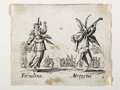 Riculina és Metzetin, a Commedia dell
