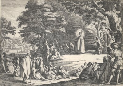 Szent Amand alkotó: Jacques Callot