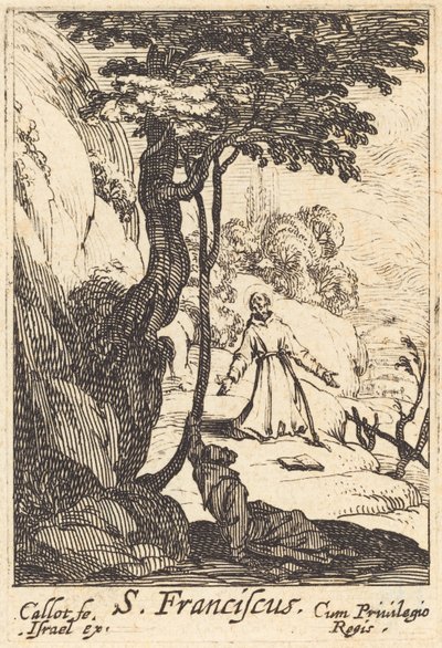 Szent Ferenc, 1592-1635. alkotó: Jacques Callot
