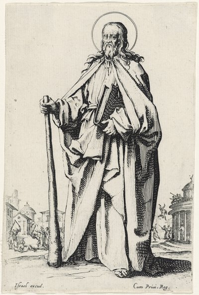 Kisebb Szent Jakab a Les Grands Apôtres-ből (A nagy apostolok), 1631 alkotó: Jacques Callot