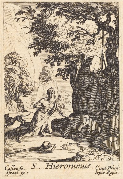 Szent Jeromos alkotó: Jacques Callot