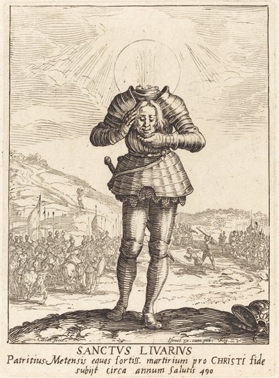 Szent Livier alkotó: Jacques Callot