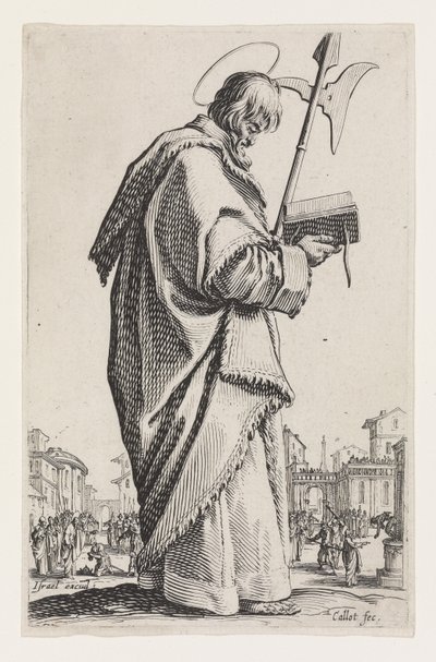 Szent Mátyás a nagy apostolokból, 1631 alkotó: Jacques Callot
