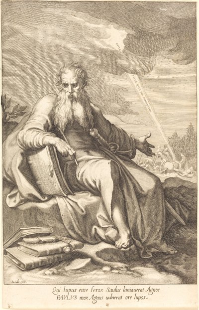 Szent Pál, ül. alkotó: Jacques Callot