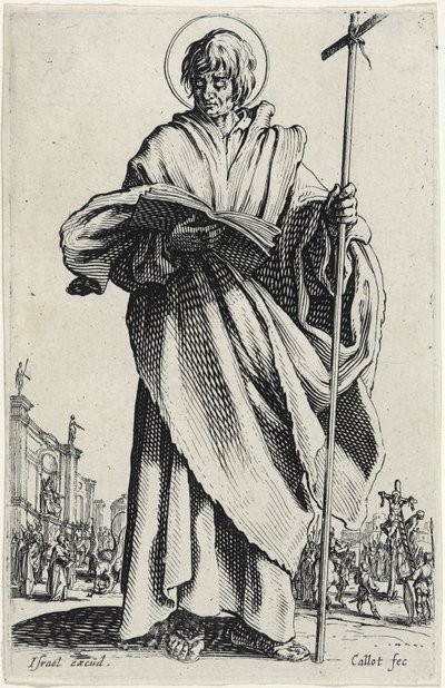 Szent Fülöp a nagy apostolokból, 1631 alkotó: Jacques Callot