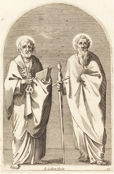 Szent Péter és Szent Pál alkotó: Jacques Callot