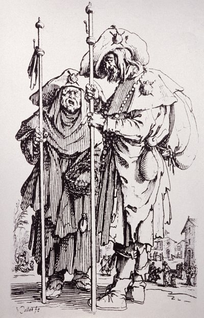 Santiago de Compostela. kb 1650 (metszet) alkotó: Jacques Callot