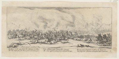 Csata, a „A háború borzalmai” című sorozat 3. része alkotó: Jacques Callot