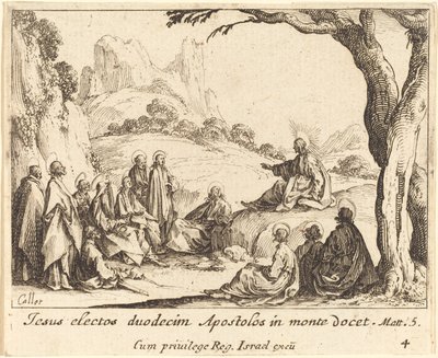 Hegyi beszéd alkotó: Jacques Callot