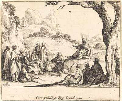 Hegyi beszéd alkotó: Jacques Callot