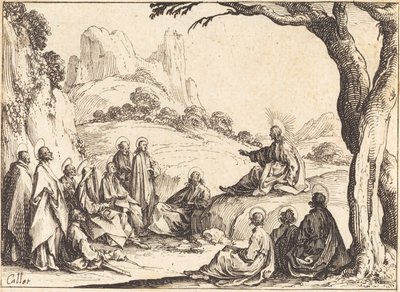 Hegyi beszéd alkotó: Jacques Callot
