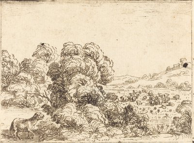 Bárány hívó bárány alkotó: Jacques Callot