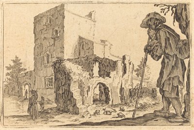 Pásztor és romok alkotó: Jacques Callot