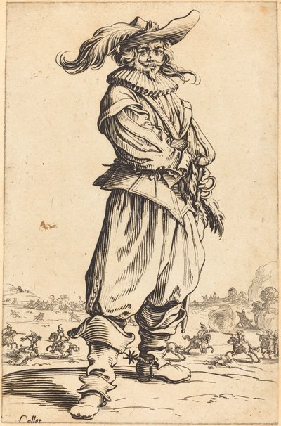 Katona tollas kalapban alkotó: Jacques Callot