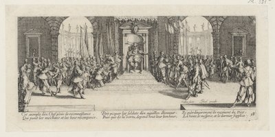 Zsoldfizetés, „A háború borzalmai” sorozat 18. lapja alkotó: Jacques Callot