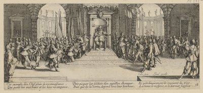 Zsoldfizetés, „A háború borzalmai” sorozat 18. lapja alkotó: Jacques Callot