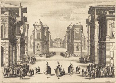 Szulejmán, I. felvonás alkotó: Jacques Callot