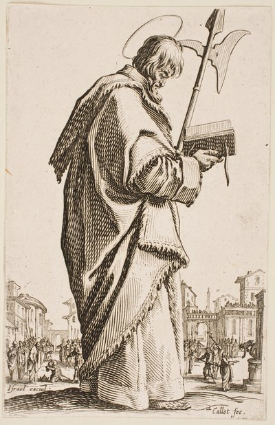 Szent Mátyás, „A nagy apostolok” sorozatból alkotó: Jacques Callot