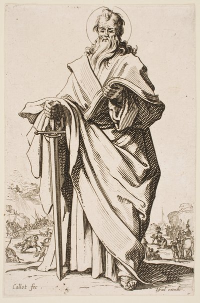 Szent Pál, „A nagy apostolok” sorozatból alkotó: Jacques Callot