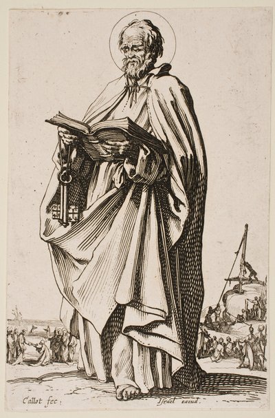 Szent Péter, „A nagy apostolok” sorozatból alkotó: Jacques Callot