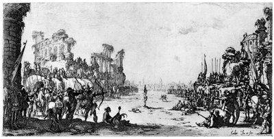 Szent Sebestyén, c1605-1630 1924 alkotó: Jacques Callot