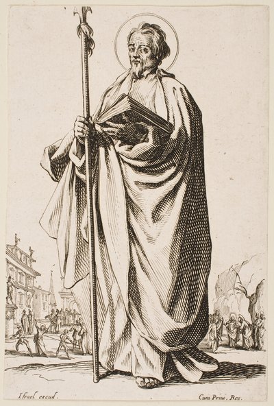 Szent Tamás, „A nagy apostolok” sorozatból alkotó: Jacques Callot