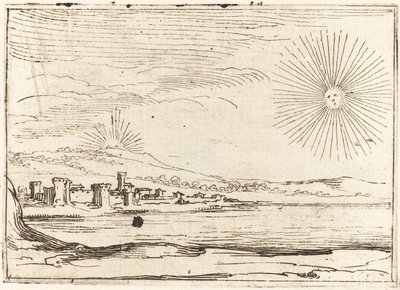 Napkelte, 1628. alkotó: Jacques Callot