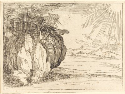 Nap és eső. alkotó: Jacques Callot