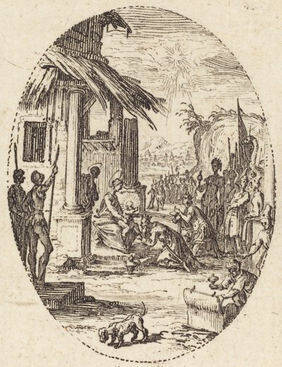 A mágusok imádása alkotó: Jacques Callot