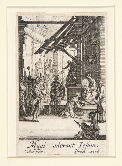A mágusok imádása, sz. 8 A Szűz életéből alkotó: Jacques Callot