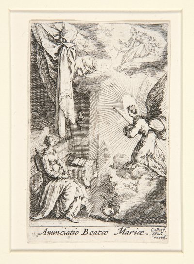 Az Angyali üdvözlet, sz. 5 A Szűz életéből alkotó: Jacques Callot