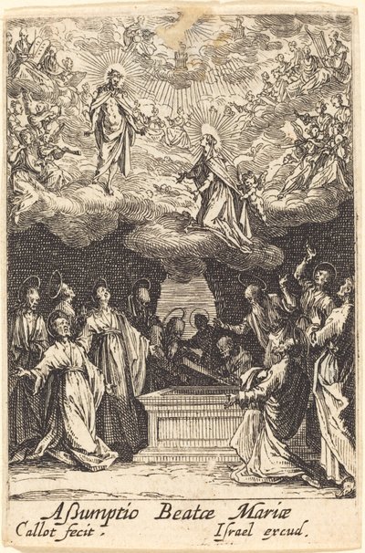 A Szűz mennybemenetele alkotó: Jacques Callot