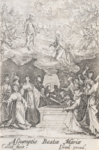 A Szűz mennybemenetele, sz. 13 A Szűz életéből alkotó: Jacques Callot