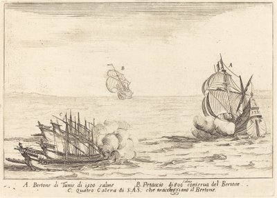 A támadás, 1617. alkotó: Jacques Callot
