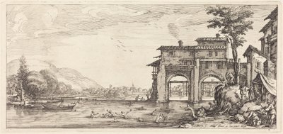 Fürdőzők alkotó: Jacques Callot