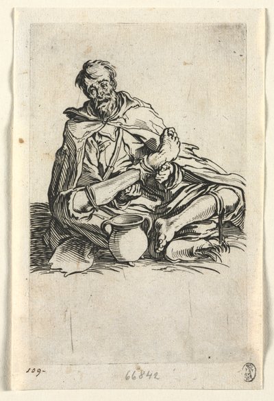 A koldusok: Malingerer , c. 1623. alkotó: Jacques Callot