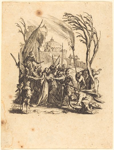 Az árulás c. 16241625. alkotó: Jacques Callot
