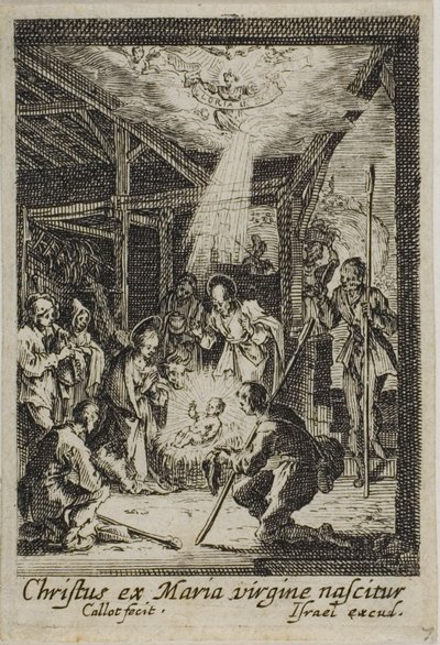 Jézus születése, A Szűzanya életéből alkotó: Jacques Callot
