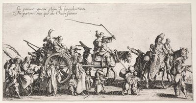 A csehek, c. 1621-1625. alkotó: Jacques Callot