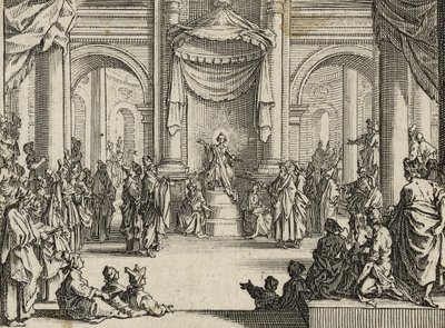 A fiú Jézus az orvosok között, 1635 alkotó: Jacques Callot