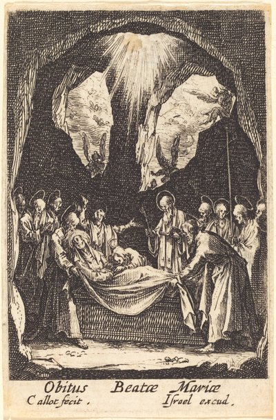 A Szűzanya temetése alkotó: Jacques Callot