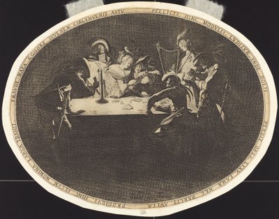 A kártyajátékosok alkotó: Jacques Callot