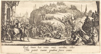 A kereszthordozás alkotó: Jacques Callot