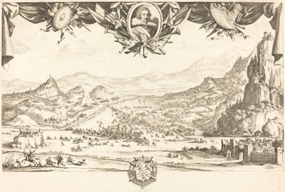 Az aviglianai csata 1631-ben vagy azt követően. alkotó: Jacques Callot