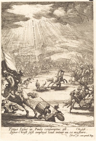 Szent Pál megtérése alkotó: Jacques Callot