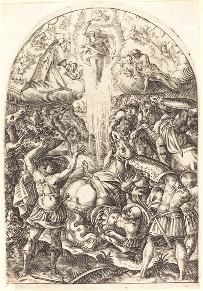 Szent Pál megtérése, 16081611. alkotó: Jacques Callot