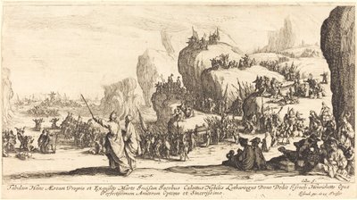 A Vörös-tenger átkelése alkotó: Jacques Callot