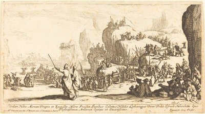 Átkelés a Vörös-tengeren, 1629. alkotó: Jacques Callot