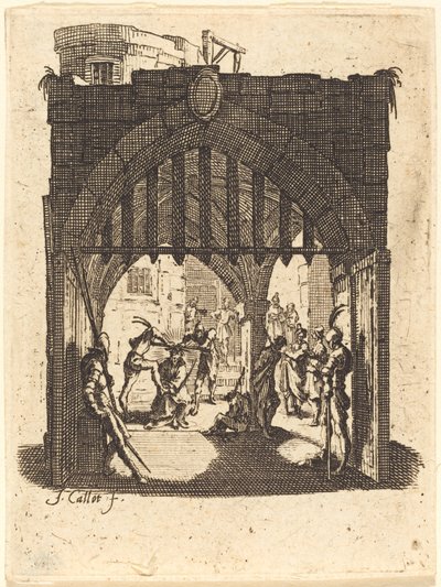 A töviskoronázás c. 16241625. alkotó: Jacques Callot